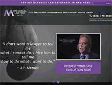 Tablet Screenshot of mandellawfirm.com